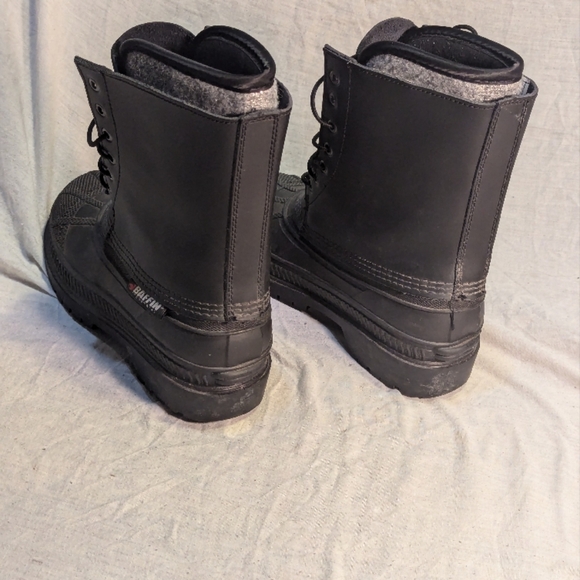 Baffin Black Men's Boots steel toe - Picture 3 of 15